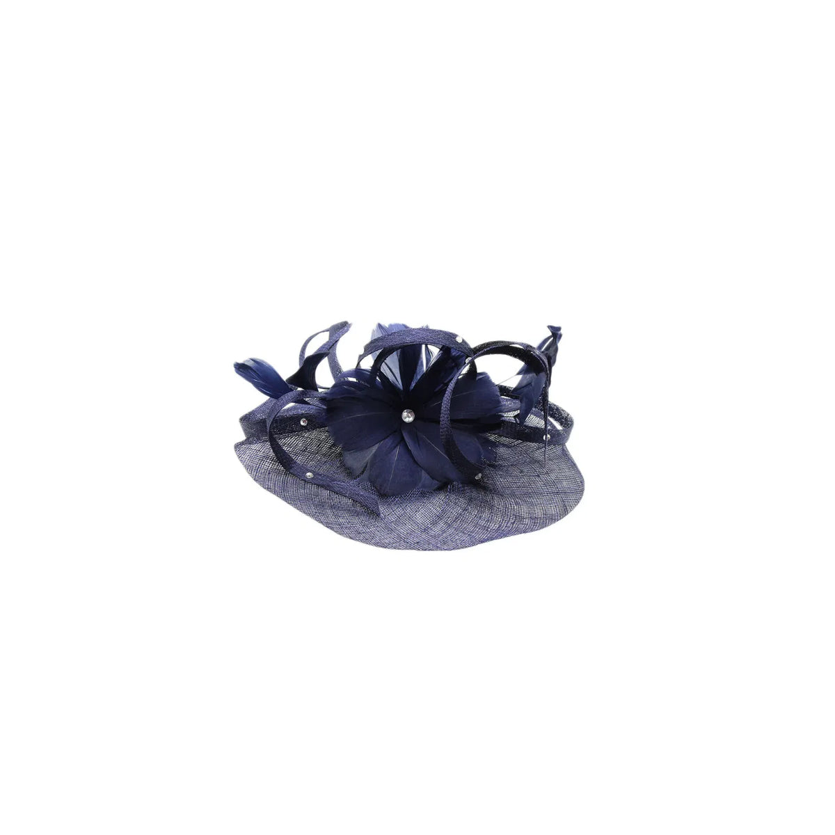 Navy Fascinator